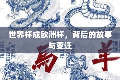 世界杯成欧洲杯，背后的故事与变迁上海路冉自动化科技有限公司
